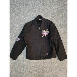 Dickies Olivia Rodrigo Sour Tour Concert Jacket Black Embroidered Medium Regular
